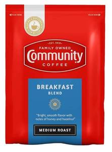lot 23467 image: Community Coffee Ground Coffee Packets, Breakfast Blend Medium Roast, Pre-Measured 2.5 Ounce Individual Coffee Packets, Box of 40, BEST BY 020126 - Retail $50