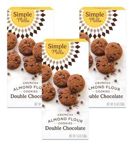 lot 23471 image: Simple Mills Almond Flour Double Chocolate Chip Cookies, Gluten Free and Delicious Crunchy Cookies, Organic Coconut Oil, Good for Snacks (Packaging May Vary), 5.5 Ounce (Pack of 6) 01192026