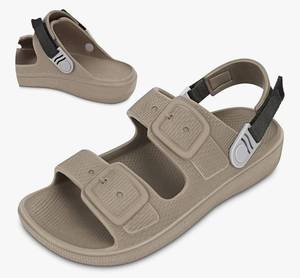 lot 23525 image: Mens Sandals, Beach Sandals & Slides, Comfortable Summer Slippers & Beach Shoes for Men, Lightweight & Non-Slip, Black Slides, Comfortable Slides SIZE 9