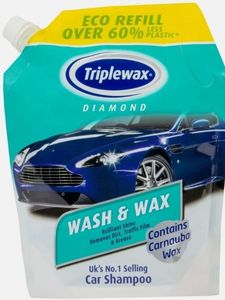 lot 23557 image: Triplewax Wash and Wax  Car Shampoo Pouch for a Streak-Free Glossy Finish, 40 fl oz EXPIRED  04132023