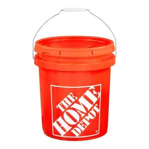 lot 30155 image: Pack of 6 - 5 Gal Homer Bucket in Orange