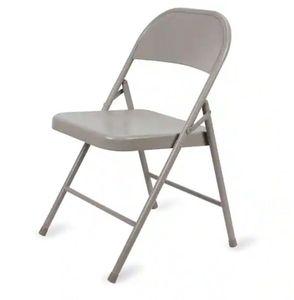 lot 30176 image: Steel Folding Chair-Beige - Retail $15