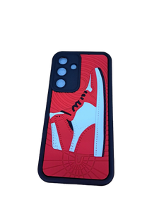 lot 31014 image: Cool Luxury Phone Case for Samsung Galaxy S25 Plus Case for Boys,Men 3D Classic Sneaker Design, Aesthetic Street Style Offers Full Body Drop Protection Compatible with Samsung Galaxy S25 Plus Red