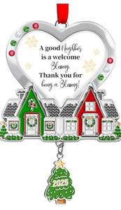 lot 31016 image: Neighbor Gifts - Neighbor Christmas Ornament 2025, Christmas Friendship Birthday Gifts for Neighborhood, Friend, Best Neighborhoods Gift