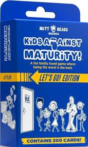 lot 23616 image: Kids Against Maturity Funny Family Card Game for Kids Ages 10 & Parents, Teens & Adults  Hilarious Party Game for Family Game Night  Super Fun (Lets Go Edition) 2 Count