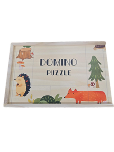 lot 23619 image: Wooden Puzzles for Toddlers Toddler Puzzles  Montessori Animal Toy Puzzle for Toddlers 3-5 Year Old  Wood Toy Learning Realistic Animals for Boy and Girl(Domino Shape