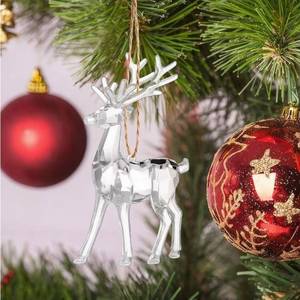 lot 23681 image: Acrylic Christmas Reindeer Ornament