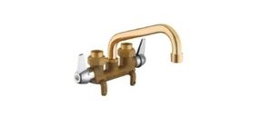 lot 30269 image: 2-Handle Laundry Faucet in Rough Brass