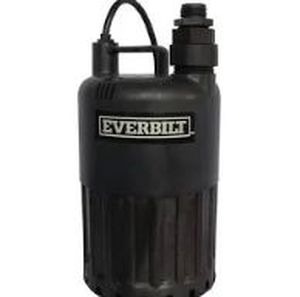 lot 30417 image: Everbilt 12 HP Waterfall Submersible Utility Pump SUP80-HD  - Retail $219