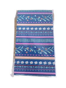 lot 31117 image: Karma, 20-Count 3-Ply Dinner Size Paper Napkins, Decorative Guest Paper Napkins for Party Picnic, Dinner, Baby Shower, Bridal Shower, Striped Floral