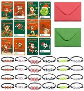 lot 31151 image: Classroom Christmas Gifts Christmas Cards with Envelopes 24 pcs Gift Cards