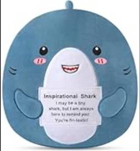 lot 31156 image: Toysm Shark Plush, Emotional Inspirational Shark