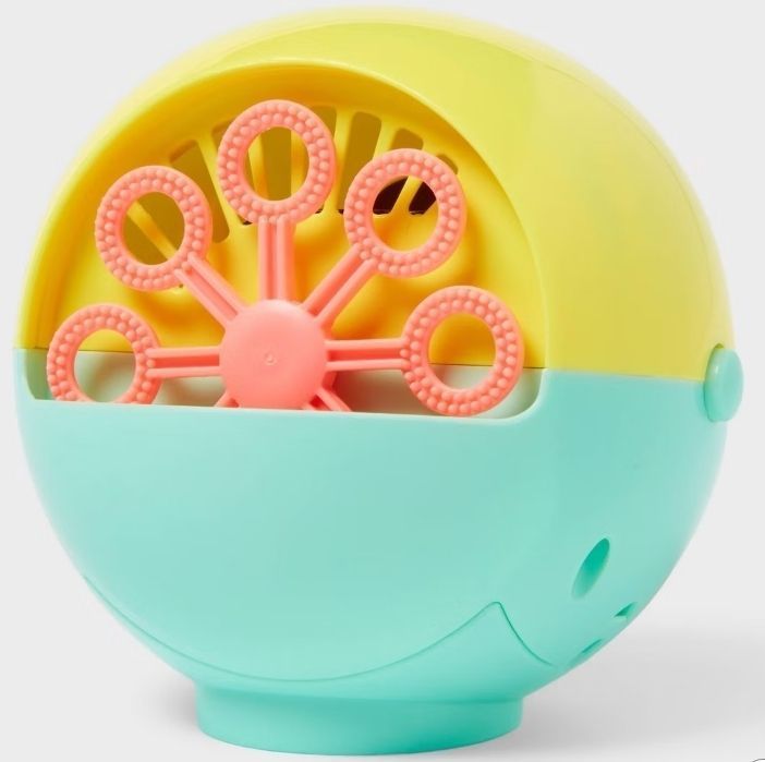 lot 6633 image: Mini Bubble Maker - Sun Squad Fun Bubble Toy for Kids Ages 3 -