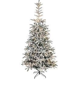 lot 21592 image: 7FT Green PVCPE Mixed Hinged Tree