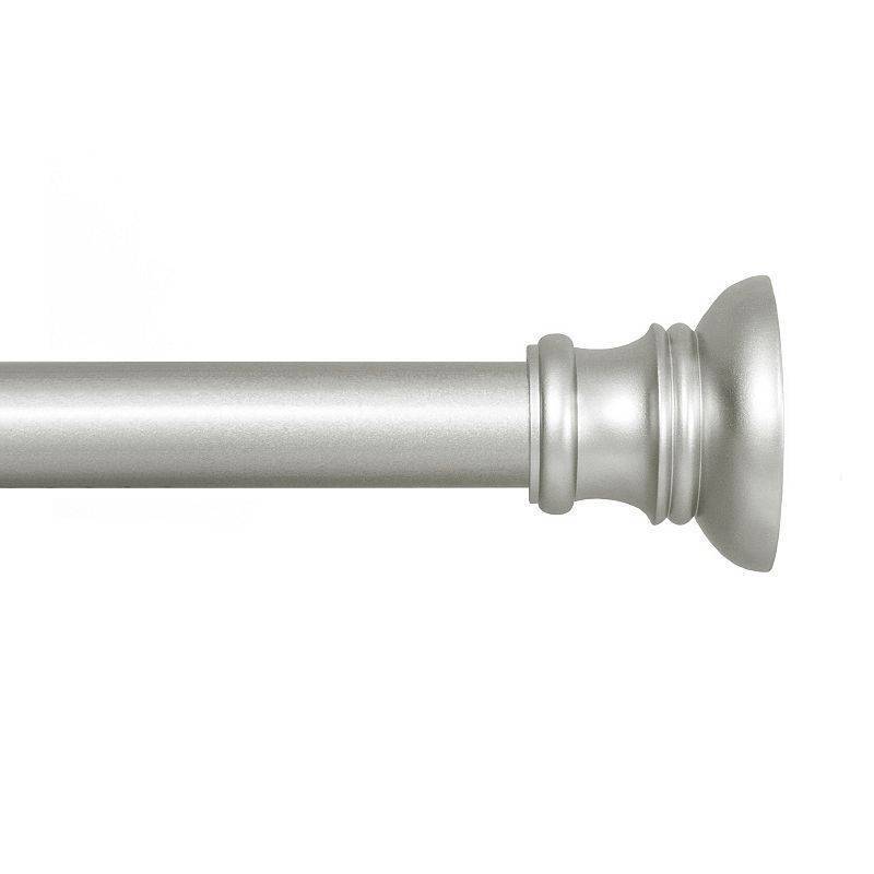 lot 21620 image: Kenney Nicholas 58  Twist & Fit No Tools Window Tension Rod  48-84   Brushed Nickel