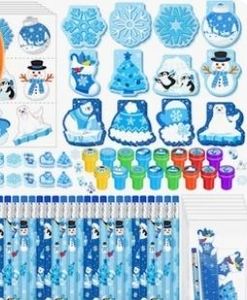 lot 16352 image: Pecopcock 12 Set Snowflake Party Favors