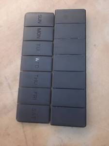 lot 16353 image: Weekly Pill Organizer Case