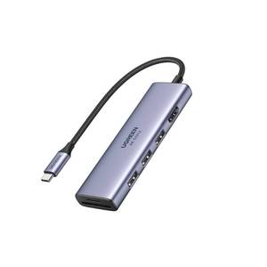 lot 23776 image: Ugreen 6-in-1 Type C to HDMI USB 3.03  SDTF Converter Cable Adapter, USB-C to HDMI