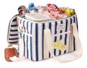 lot 23805 image: Premium Insulated Food Bag  Leakproof Hot & Cold Thermal Tote (15L)  Keeps Meals Warm or Fresh for Hours  Lunch, Grocery & Delivery Use
