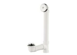 lot 30428 image: Easy Touch 1-12 in. Schedule 40 White PVC Pipe Bath Waste and Overflow Drain in Chrome