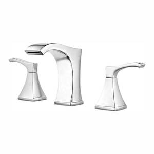 lot 30431 image: Venturi 8 in. Widespread 2-Handle Bathroom Faucet in Polished Chrome - Retail $71