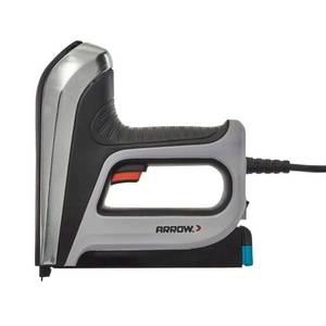 lot 30432 image: Arrow T50AC Electric Staple Gun and Nailer - Red - Retail $63