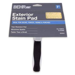 lot 30443 image: 7 in. Exterior Stain Pad Applicator