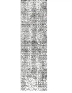 lot 30448 image: Deedra Misty Contemporary Gray 2 ft. x 6 ft. Runner Rug