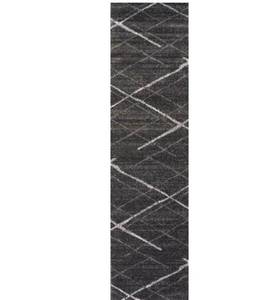 lot 30467 image: Thigpen Contemporary Stripes Dark Gray 2 5 ft. x 9 6 ft. Runner Rug