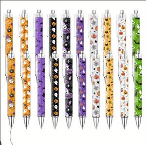 lot 31167 image: Sayglossy 160 Pcs 80 Sets Colorful Halloween Pens and Cards Set Bulk Spooky Cartoon Ghost Pumpkin Ballpoint Pens with Greeting Cards for Halloween Party Supplies Rewards Gifts Home Office