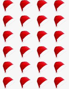 lot 31181 image: SYITCUN 24pcs Santa Hats for Adult and Little ones, Comfortable Christmas Hats Bulk, Red Classic Santa Claus Hat