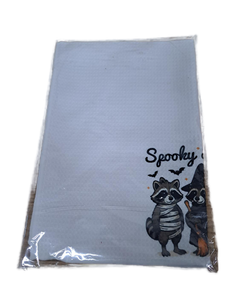 lot 31206 image: Z0FGU0 Halloween Raccoon Kitchen Towels, Raccoon Gifts for Women Hand Towels for Bathroom, Funny Spooky Feral Cute Witchy Ghost Trash Panda Decorative Dish Tea Towel for Kitchen, 16x24 Inch