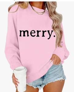 lot 31213 image: Ykomow Snowman Wine Cheers Sweatshirts Women Long Sleeve Christmas Graphic Tees Funny Xmas Tops
