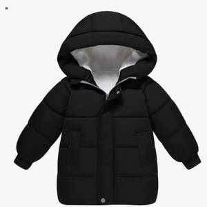 lot 31227 image: Toddler Girl Winter Jacket 1-5TGirls Boy Puffer Warm Coat Size 1 5 Baby Fleece Kids Clothing Outerwear Zip Up Hoodies