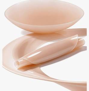 lot 31233 image: Vertvie Nipple Covers for Women Sticky Bra Reusable Adhesive Silicone Pasties Cover No Show Seamless Washable Breast Petals