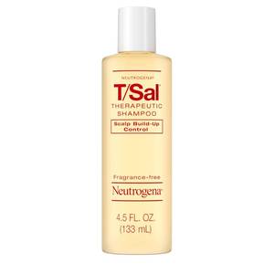 lot 3049 image: Neutrogena TSal Therapeutic Dandruff Shampoo, Scalp Build-Up Control, 3% Salicylic Acid, Scalp Psoriasis Treatment, Seborrheic Dermatitis Shampoo, Clears & Controls Flakes, Fragrance Free, 4.5 fl oz