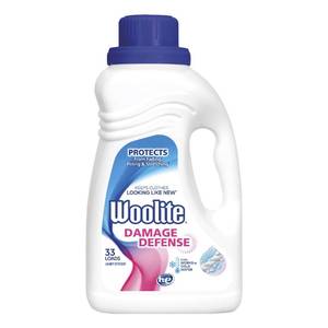 lot 3068 image: Woolite Damage Defense Laundry Detergent, 33 Loads, 50 Fl Oz, Regular & HE Washers, Packaging May Vary