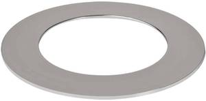 lot 3135 image: 2 pk HALO Recessed TRM400PC 4-Inch LED Accessory Slim Ring, Polished Chrome