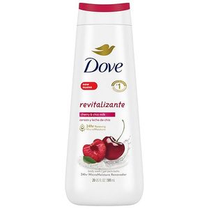 lot 3141 image: PR Dove Body Wash for Women Moisturizing Revitalize Cherry & Chia Milk Cleanser  20 oz