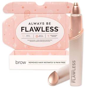 lot 3160 image: Finishing Touch Flawless Brows Eyebrow Hair Remover for Women, Electric Eyebrow Razor for Women with LED Light for Instant and Painless Hair Removal