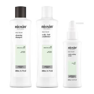 lot 3182 image: Nioxin Scalp Relief System Kit  For Sensitive Itchy Scalp  Made with Aloe Vera and Vitamin E  Trial Size - Retail $50