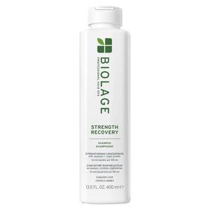 lot 3185 image: Biolage Strength Recovery Shampoo - Reduces Breakage & Detangles, Instantly Strengthens and Moisturizes, For Damaged Hair, With Olive Squalane & Vegan Proteins, Paraben & Mineral Oil-Free, 13.5 Fl Oz