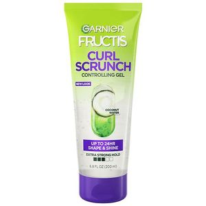 lot 3216 image: Garnier Fructis Style Curl Scrunch Extra Strong Hold Controlling Gel - 6.8 fl oz