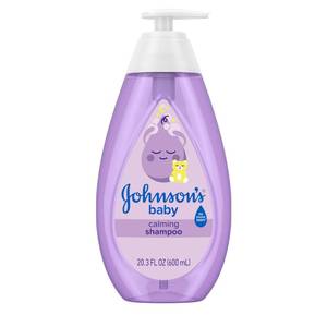 lot 3219 image: Johnsons Baby Calming Shampoo with Soothing NaturalCalm Aromas, Gentle, Hair Wash, Baby Essentials, Hypoallergenic, No Added Parabens and Sulfates, Baby Essentials, 20.3 fl. Oz