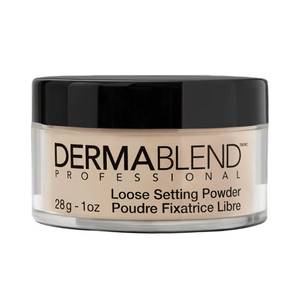 lot 3227 image: Dermablend Loose Setting Powder, Cool Beige Face Powder &amp Finishing Powder Makeup for Light, Medium and Tan Skin Tones, Mattifying Finish and Shine Control, 1oz - Retail $32