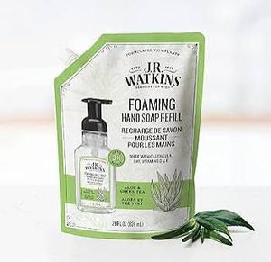 lot 3251 image: J.r. Watkins HG2892008 28 fl oz Aloe Green Tea Foaming Hand Soap