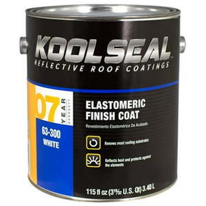 lot 3272 image: White Elastomeric Roof Coating 115 Oz, Retail $64