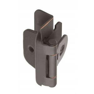 lot 3277 image: Amerock 12in (13 mm) Overlay Double Demountable Oil-Rubbed Bronze Hinge - 1 Pair