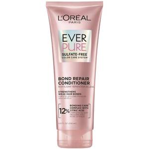 lot 3278 image: LOreal Paris Bonding Conditioner for Color Treated Hair, Strengthen and Repairs Weak Hair Bonds, Sulfate Free & Vegan Hair Care, EverPure, 6.8 Fl Oz