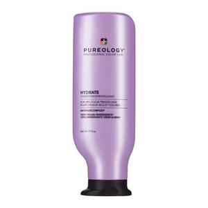 lot 3283 image: Pureology Hydrate Conditioner - For Dry or Color Treated Hair, Nourishing Conditioner to Restore Moisture and Seal in Hydration, Vegan, 9 Fl Oz - Retail $33